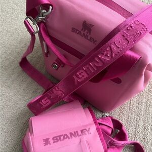 SET Stanley (All day Julienne mini cooler & all day quencher carry 40oz)  peony